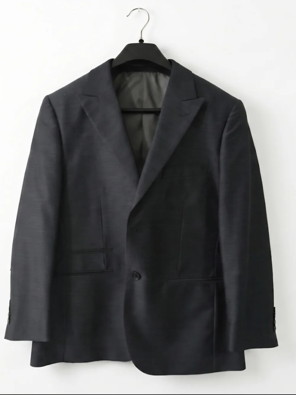 Men's Classic Navy Blue Blazer - Timeless Tailored Jacket